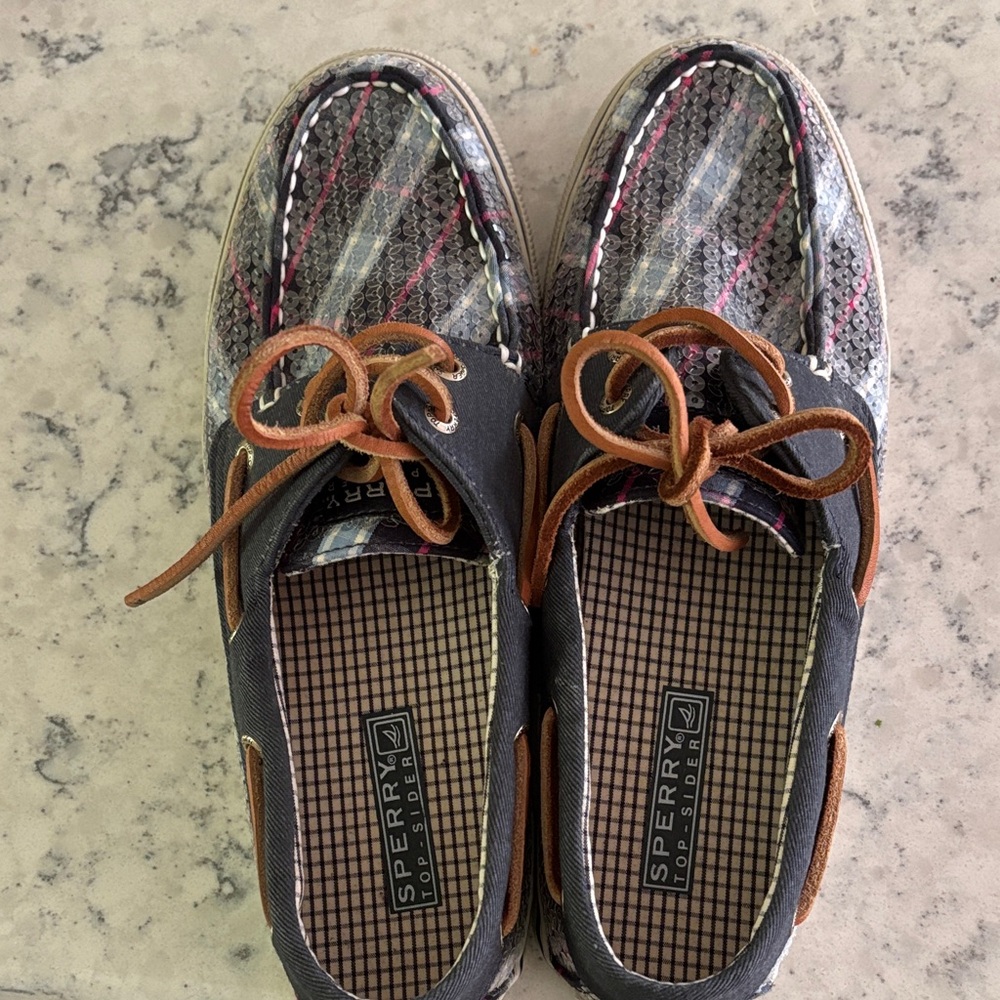 Sperry Women's Sneakers - blue and red size 8